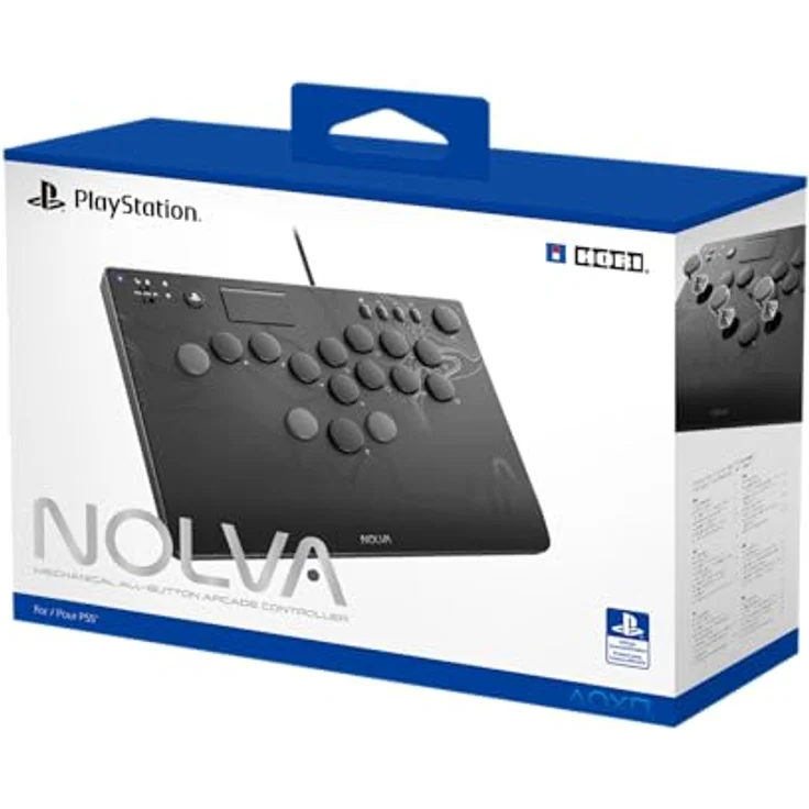 Hori NOLVA Mechanische All-Tasten-Arcade-Steuerung für PS5/PC, anpassbares Layout mit hot-swappable Switches und Key-Lock-Schalter, abnehmbares Kabel mit Kabelsicherung, kompakt und robust – Bild 6