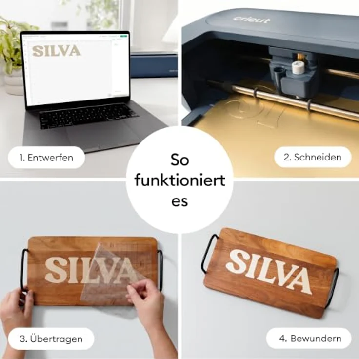 Cricut Maker™ 5 Essential Bundle, intelligente Schneidemaschine mit 300+ Materialien, inkl. 65 Projekte und digitale Inhalte – Bild 3