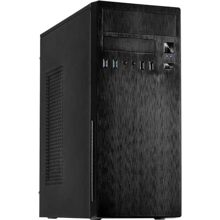 Inter-Tech Gehäuse IT-2812 Business, Mainboards bis ATX, schwarz