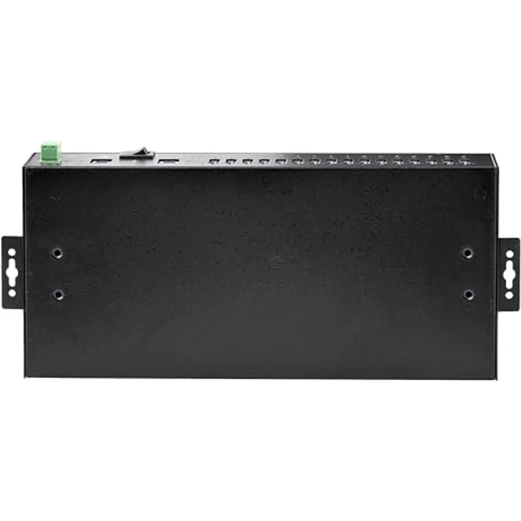 StarTech.com 16-Port Industrie USB 3.0 Hub mit Netzteil, 5Gbps Verteiler/Mehrfachstecker für DIN/Rack, Dual-Host USB Switch, Metallgehäuse, ESD-Schutz, 160 W Netzteil – Bild 5