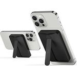 ESR HaloLock Mini Kickstand Magnetische Wireless Powerbank, 5.000 mAh Kapazität Akku, MagSafe Batterie Pack mit USB C Kabel, kompatibel mit iPhone 12/13/14/Pro/Pro Max/Mini, Schwarz