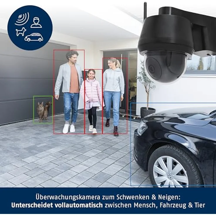 ABUS SmartLook Schwenken & Neigen Überwachungskamera, 4K-Aufzeichnung, Nachtsicht – Bild 3