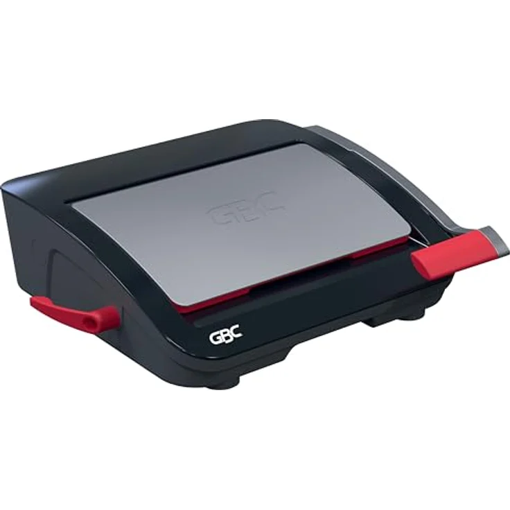 GBC CombBind CB20 Manuelles Bindegerät, bindet bis zu 240 A5/A4-Blätter, stanzt 20 Blätter, kompaktes Design, Schwarz/Silber – Bild 1
