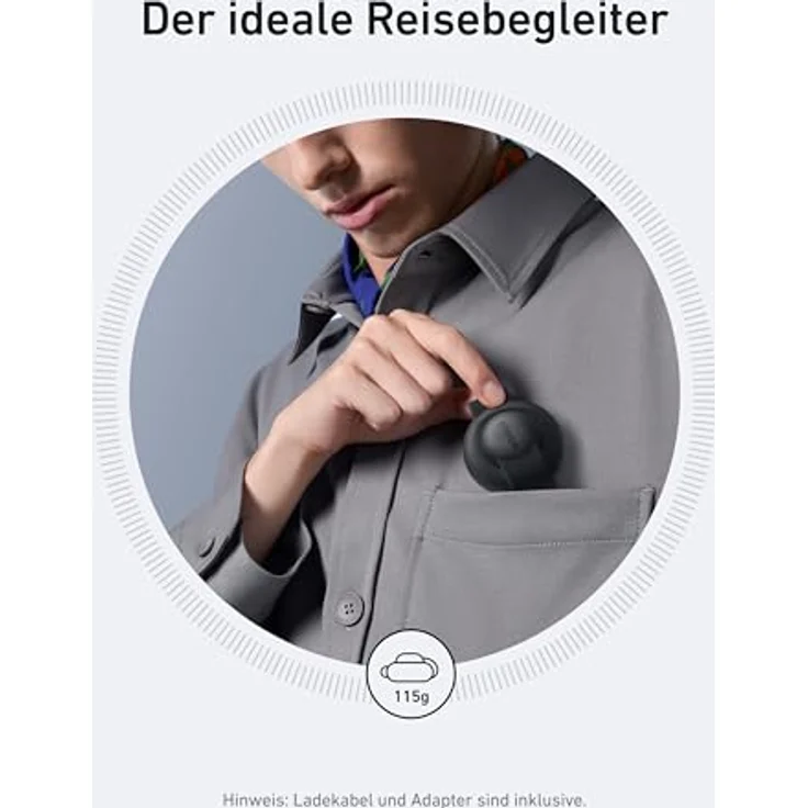Anker MagGo 3-in-1 Kabellose Ladestation, 15W Schnellladen, Faltbares Reise-Ladepad (Schwarz) – Bild 4