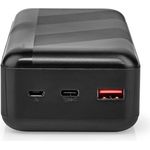 powerbank - 32000 mAh - 2.4/3.0/3.25 A - Anzahl der Ausgänge: 2 - Ausgangsanschluss: 1x USB-A / 1x USB-C - Eingangsverbindung: 1x Micro USB / 1x USB-C - PD3.0 45W / PD3.0 65W