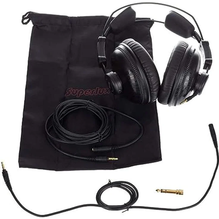 Superlux HD669 Over-Ear-Kopfhörer, schwarz – Bild 6
