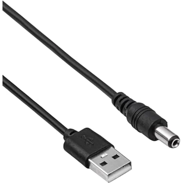 AKYGA AK-DC-01 USB DC Kabel Stecker 5.5x2.1mm Adapter 5V Ladekabel 80cm – Bild 3