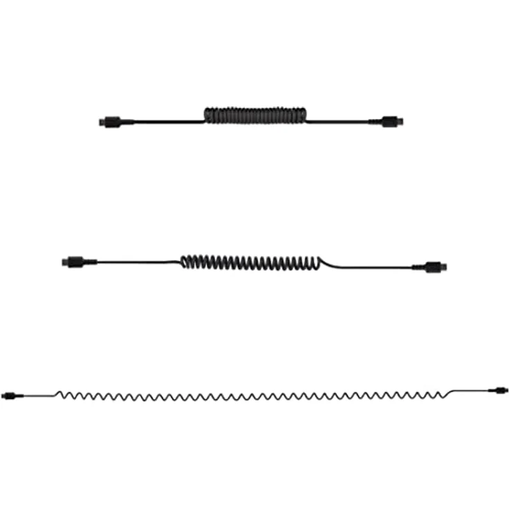 StarTech.com 1m USB C auf USB C Kabel, hochbelastbares Spiralkabel zum Laden und Synchronisieren, USB C 2.0 Kabel, robuste Aramidfaser, Schnellladekabel mit EMI Schutz, schwarz (R2CCC-1M-USB-CABLE) – Bild 4