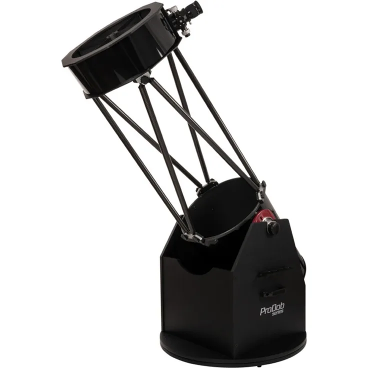 Omegon Dobson Teleskop ProDob N 406/1850 DOB II TRUSS, Crayford-Fokussierer mit Kugellagern, Deluxe-LED-Sucher und SWA 32mm Okular