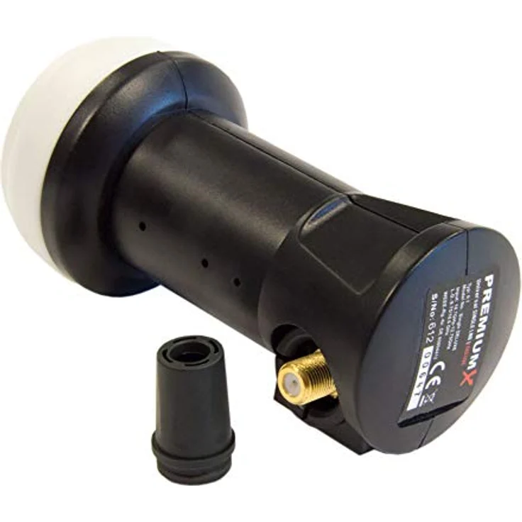 Premium X Deluxe Single LNB 1Fach, 4K Full HD Satelliten Empfangskopf mit Wetterschutz und LTE Filter für 1 Teilnehmer, Höchste Frequenzstabilität – Bild 1