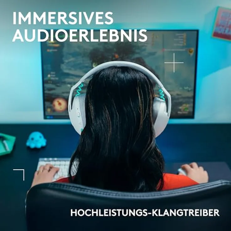 Logitech G321 HEADSET, Gaming Headset mit hochwertigem Sound, Weiss – Bild 7