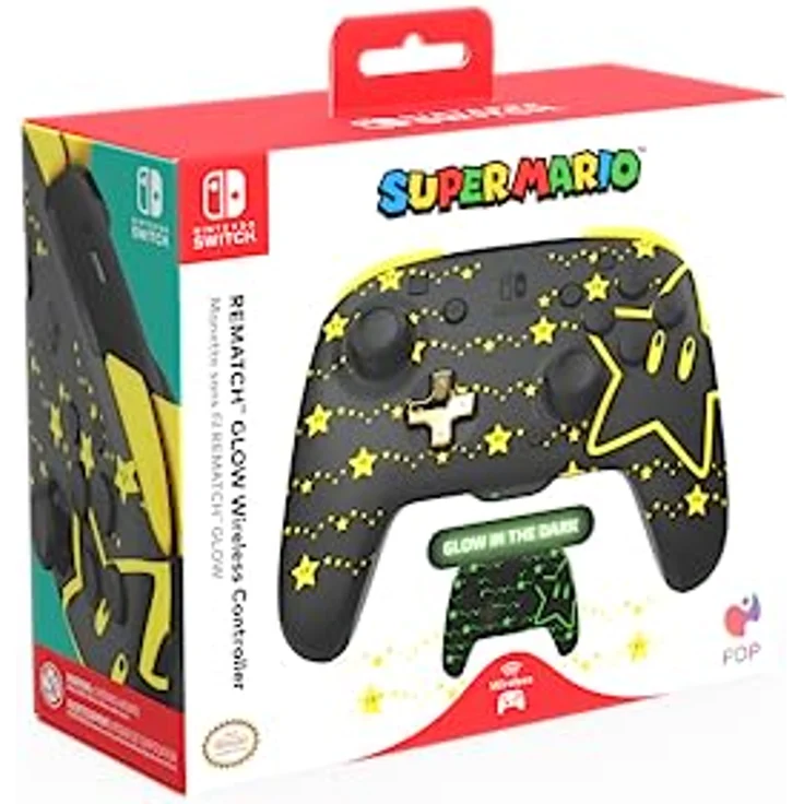 PDP REMATCH GLOW Wireless Controller Mario Stars – Bild 4
