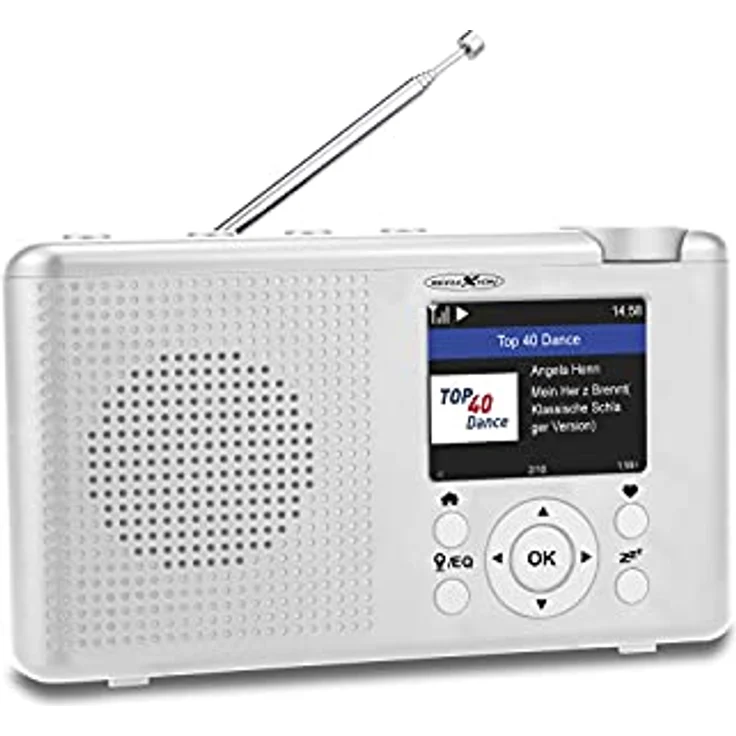 Reflexion TRA-23INT Tragbares DAB- und Internetradio mit Radio und Akku(UKW, DAB, DAB+, RDS, Farbdisplay, Bluetooth, Kopfhöreranschluss) weiß – Bild 3