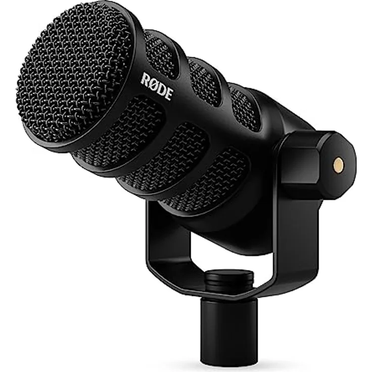 RØDE PodMic Vielseitiges dynamisches Rundfunk-USB-Mikrofon mit XLR- und USB-Anschluss für Podcasts, Streaming, Gaming, Musikproduktion und Inhaltserstellung