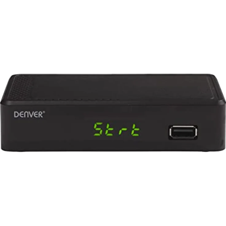 Denver DTB-148, DVB-T2 HD Set-Top Box mit HDMI, Dolby Digital Plus, USB Medienwiedergabe für freien Empfang – Bild 1