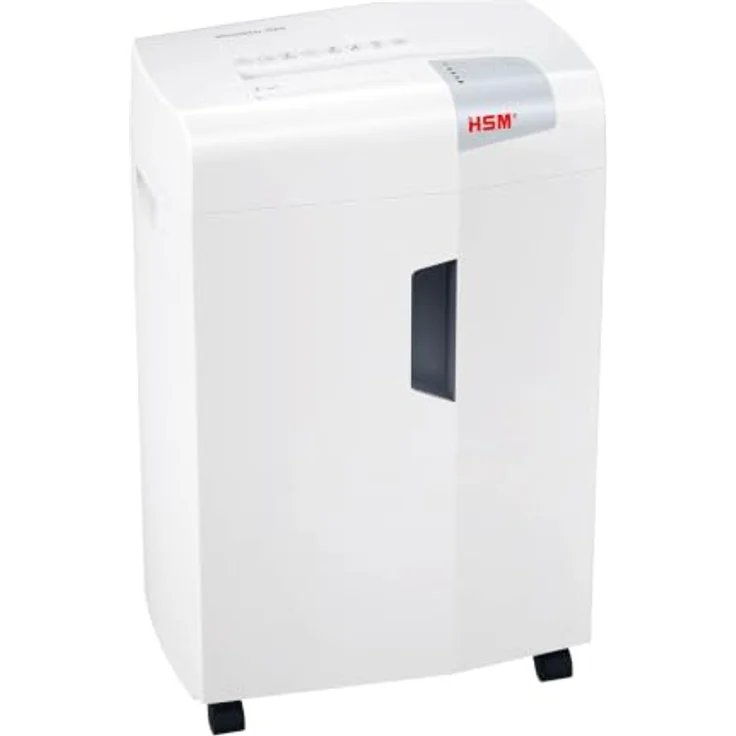 HSM shredstar X24, Aktenvernichter mit Partikelschnitt P-4, 4 x 37 mm, bis 24 Blatt, weiß, für Büroklammern, CDs/DVDs, leiser Betrieb – Bild 7