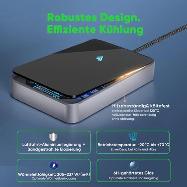 SALCAR Android Auto Wireless Adapter 2025, kabelloser Dongle mit A7-Chip, WiFi 6, kompatibel mit Android 11 oder höher, USB-C/A, automatisches Pairing, Aluminiumgehäuse – Bild 4