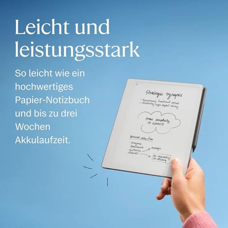 REMARKABLE Paper Pure – Tablet mit Marker Plus und Sleeve Folio, 10,3 Zoll, Wüstenrosa, bis zu 3 Wochen Akkulaufzeit, Cloud-fähig – Bild 6