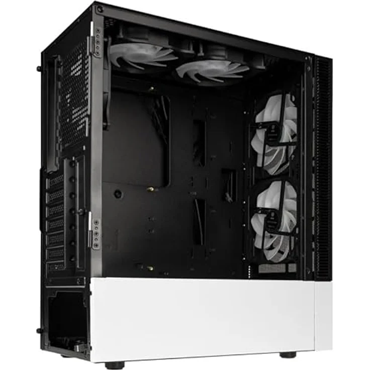 Kolink Observatory MX Mesh ARGB Midi-Tower - schwarz/weiß (mATX, ATX, Mini ITX), PC Gehäuse – Bild 7