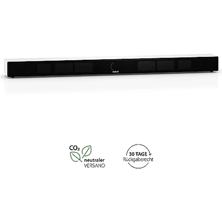 Nubert nuPro AS-2500 | Weiße Soundbar | kompakte Soundbar mit Dolby Audio, DTS und Bluetooth | Aktiver TV-Lautsprecher für Spitzenklang | Geeignet für Wandmontage | Stereoton in 3-Wege-Technik – Bild 2