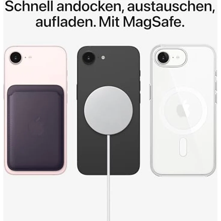 Apple iPhone 17e 512 GB Weiß, Dual SIM, 6,1" Super Retina XDR, A19 Chip, 48 MP Kamera, iOS 26, IP68 – Bild 4