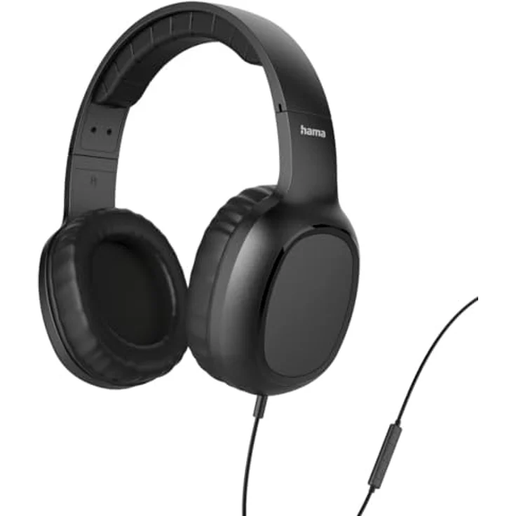 Hama 221814 Fun C Ohraufliegender Kopfhörer Kabelgebunden, Schwarz, USB-C-Stecker, Frequenzbereich 20 Hz - 20 kHz, 140 g – Bild 1