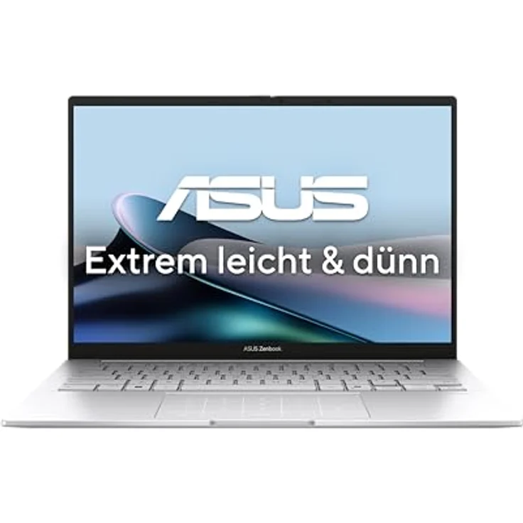 ASUS Zenbook 14 UX3405CA Copilot+ PC, 14" WUXGA OLED, Intel Core Ultra 7, 16GB RAM, 1TB SSD, Intel Arc, Win11 Home, QWERTZ, Foggy Silver – Bild 1