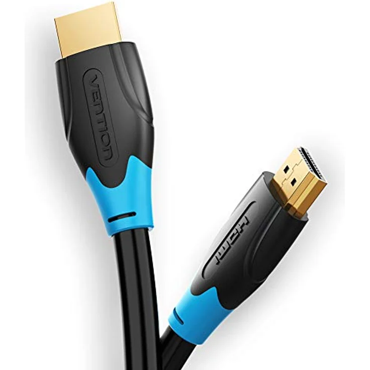 Vention AAC HDMI-Kabel, 5 m, Schwarz, 4K Unterstützung, vergoldete Stecker, hohe Zähigkeit – Bild 3