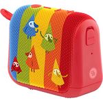 GOGEN Kinder Lautsprecher I Bis zu 12 Stunden Akku I 5W Ausgangsleistung I Bluetooth Box für Kinder I Rot