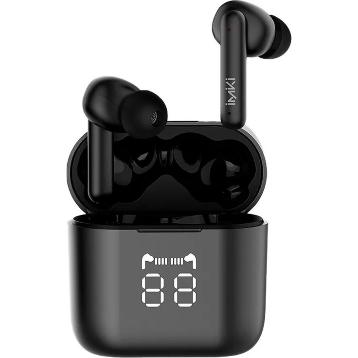 iMIKI T13 Kopfhörer, kabellose Bluetooth Kopfhörer mit 20 Stunden Standby-Zeit, schwarz