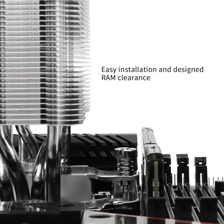 Thermalright Assassin X 120 SE CPU-Luftkühler mit 4 Heatpipes und TL-C12C PWM Lüfter, leise, kompatibel mit AM4/AM5 und Intel LGA1150/1151/1200/1700/1851 – Bild 5