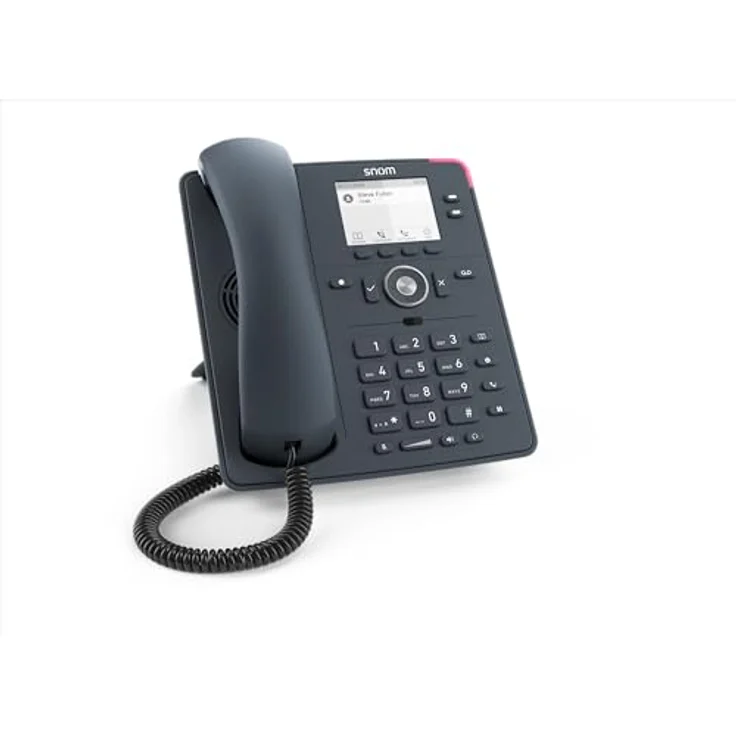 Snom D150, VoIP-DECT-Telefon mit dreiweg Anruffunktion, SIP-Unterstützung und 2 Leitungen, Slate Gray – Bild 3
