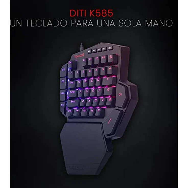 Redragon - DITI Mini Teclado Mecánico Gaming RGB Keypad Negro – Bild 2