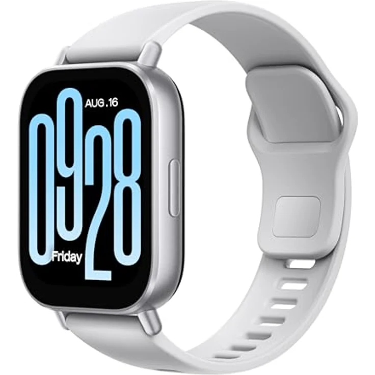 Xiaomi Redmi Watch 5 Active Smartwatch, 2.0" LCD Display, 18 Tage Akku, 140+ Sportmodi, Herzfrequenz- und SpO₂-Tracking, 5ATM Wasserdicht, Bluetooth-Anrufe, Fitness-Tracker, Schlafüberwachung - Silber – Bild 2