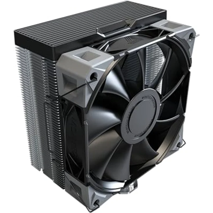 Montech NX400 Black, 120mm CPU-Kühler in Schwarz für effiziente Kühlung – Bild 2