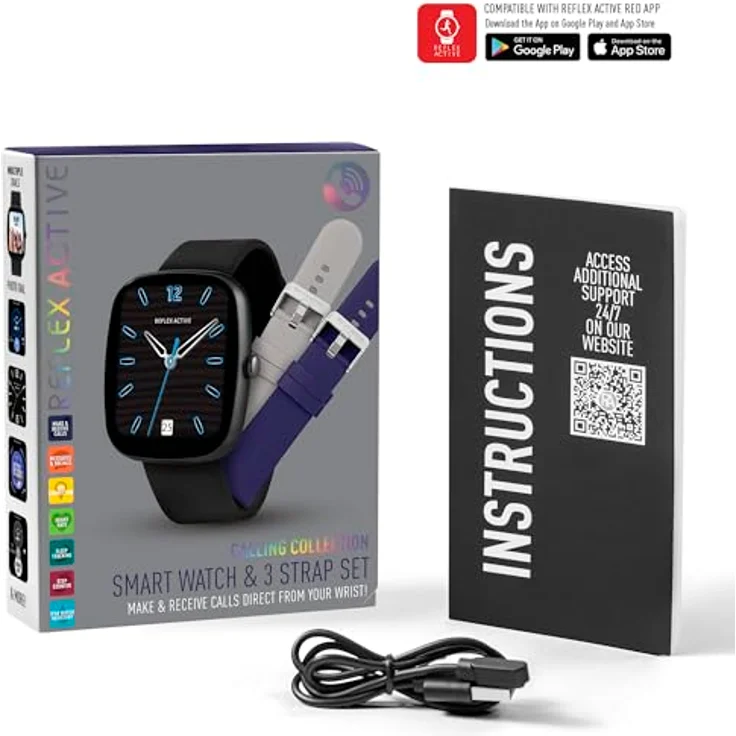 Reflex Active RA50-2223-SET, Smartwatch (39 mm) mit Fitness-Tracking und anpassbaren Ziffernblättern – Bild 5