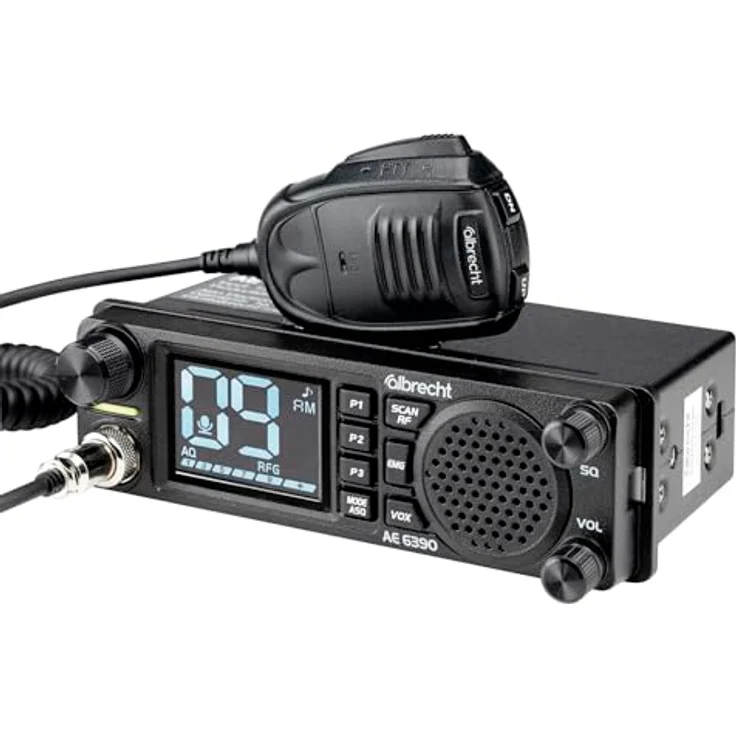 Albrecht AE 6390 CB 12639, Multinorm CB-Funkgerät mit 2,4" Display und VOX Freisprechfunktion – Bild 5