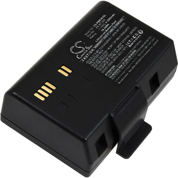Powery Akku kompatibel mit Brother Typ PA-BT-010, 7,4V 2600mAh Li-Ion