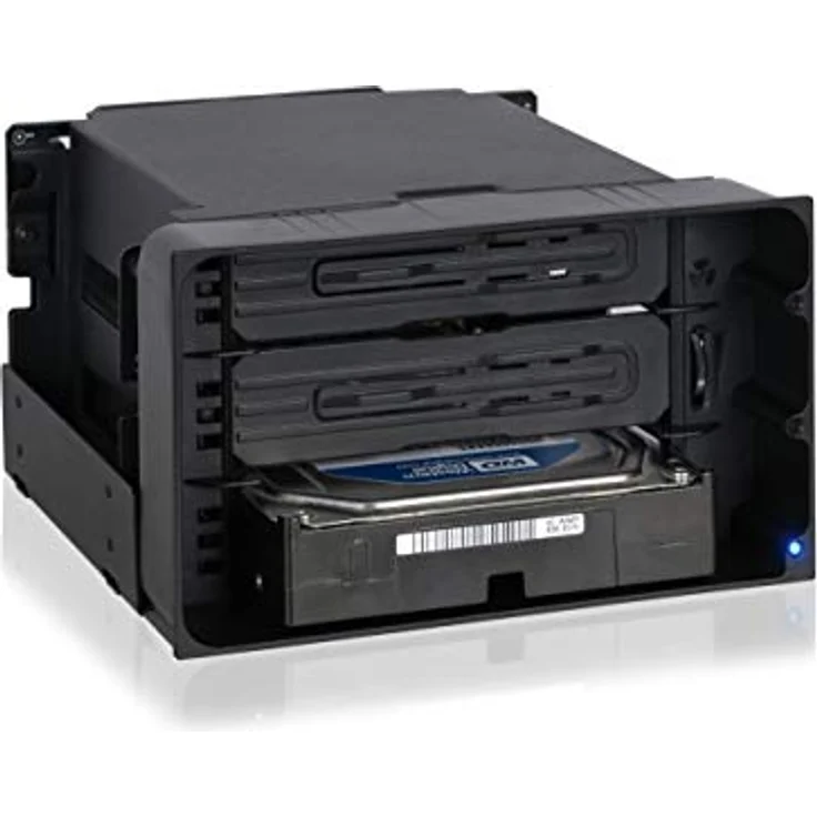 ICY DOCK flexiDOCK MB830SP-B - Wechselrahmen-Dock trägerlos für 3X 3,5 Zoll SATA-SAS Festplatte – Bild 3
