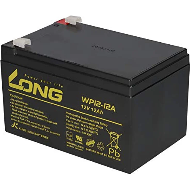 CSB Battery Akku-Set, Hochwertige Bleibatterie in Erstausrüsterqualität, 1 Stück – Bild 2