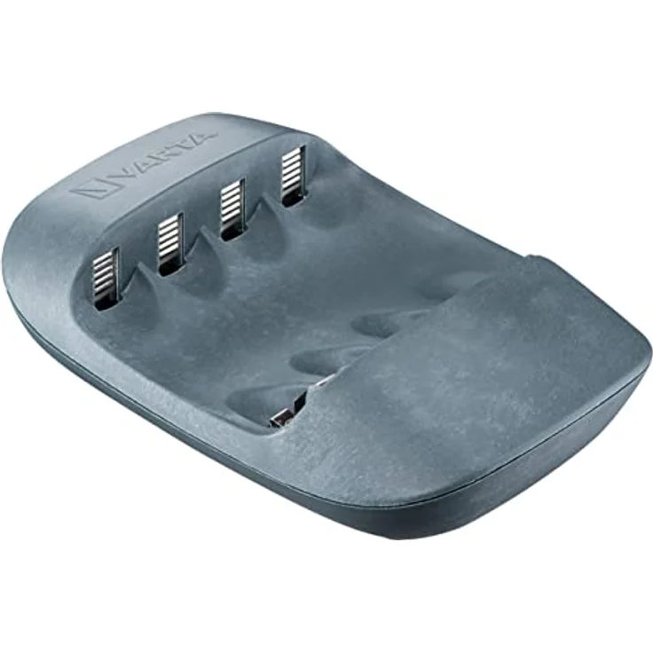 Varta Eco Charger (geeignet für 4 AA-AAA Akkus, Gehäuse aus 50% Bioplastik mit Einzelschacht- und Erhaltungsladung, inkl. 4x AA 2100mAh Recharge Accu Recycled, Verpackung aus 90% recyceltem Material) – Bild 5