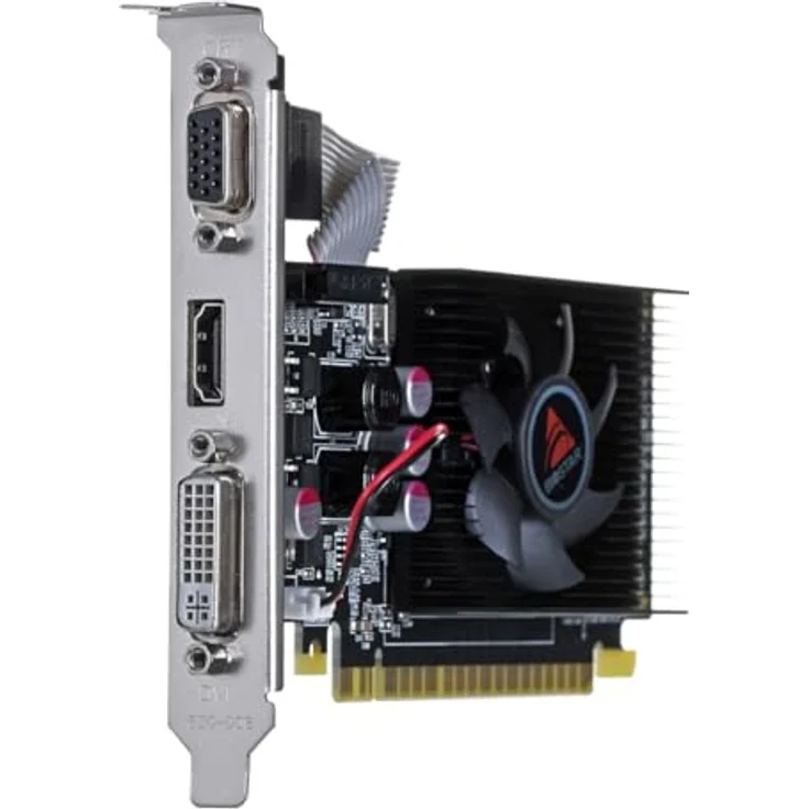 Biostar GeForce GT 610 Grafikkarte, Mini-HDMI, 2x DVI-I – Bild 4