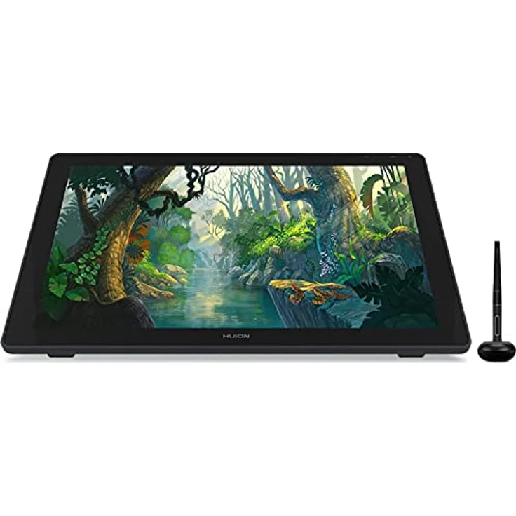 HUION Kamvas 24 Plus Grafikzeichnungstablette 140% SRGB - 23.8inch, Android-Träger, Batteriefreier Stift, 8192 Stiftdruckempfindlichkeit, Neigung – Bild 1