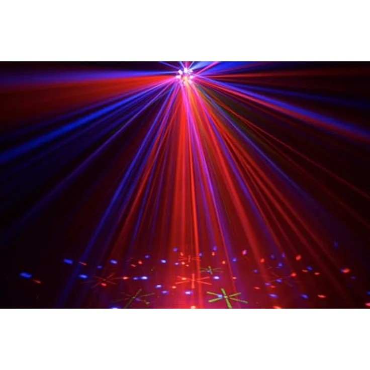 Algam Lighting PHEBUS2, LED Laser Projektor mit 8 Multifunktions-Drehköpfen, DMX-Integration und internen Programmen – Bild 4