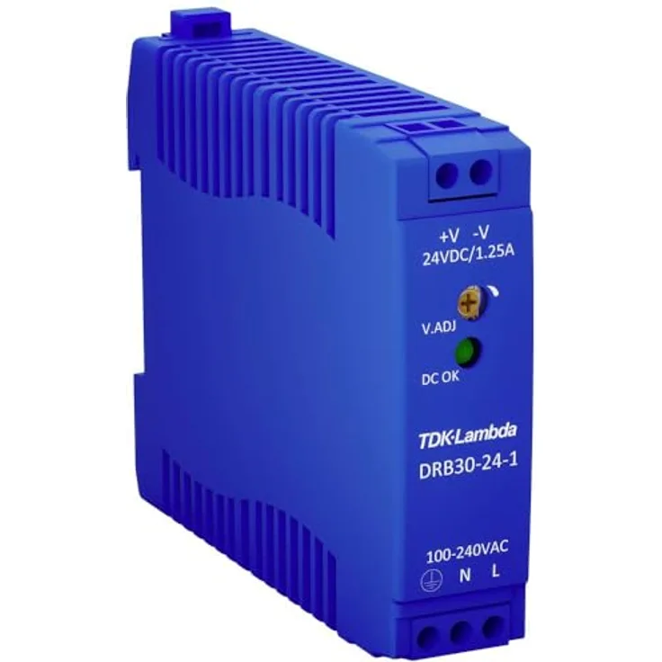 TDK-Lambda DRB30-24-1 Hutschienen-Netzteil 24 V/DC, 1.25 A, 30 W, 1 Ausgang, Schraubklemme