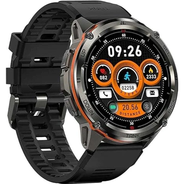 Kospet T3 Ultra Smart Watch, 1.4 Zoll AMOLED, GPS, 170 Sportmodi, wasserdicht, schwarz – Bild 3