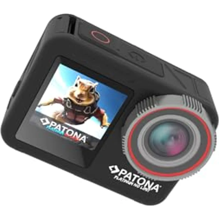 Patona Life SL5, 6K Action Cam mit Dual-Farbbildschirm, WLAN und wasserdichtem Gehäuse, Schwarz – Bild 8