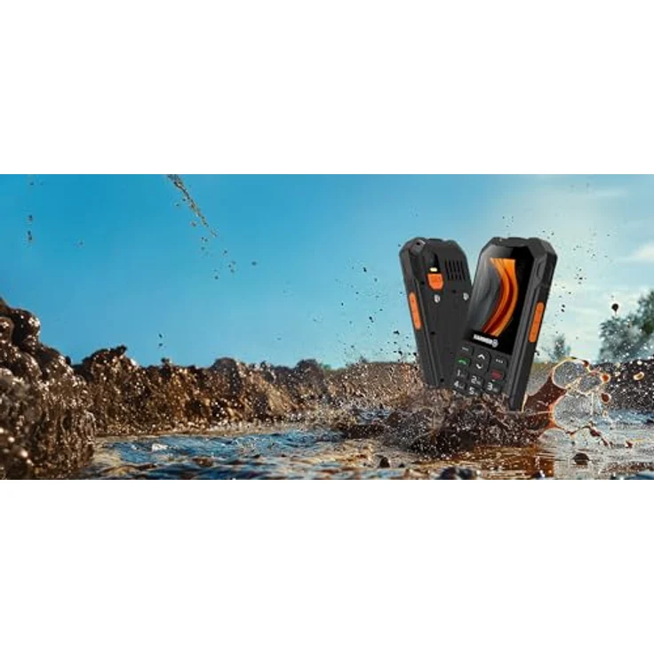 Hammer 6 4g 2.4´´ Schwarz Schwarz One Size - Robustes Seniorenhandy mit IP68 Zertifizierung und 7 Tage Akkulaufzeit – Bild 3