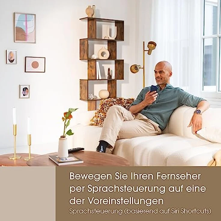 Vogel's TVM 7675 Elektrische Schwenkbare TV Wandhalterung für 40-77 Zoll Fernseher, Premium Motorisierte TV Halterung schwenkbar bis zu 120°, Max 35 kg, VESA 200x100 bis zu 600x400 – Bild 4