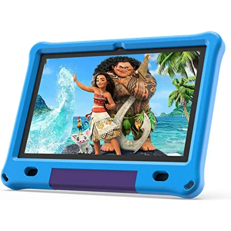 Lipa WQ01 Kinder Tablet Blau 10,1 Zoll - Kids Tablet - 64 GB Speicher - 3 GB Arbeitsspeicher - Großer Bildschirm - Mit vorinstallierter Spiele-Software - Play Store - Einstellbarer Kinderschutz – Bild 3